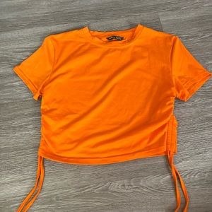 Orange Cropped top